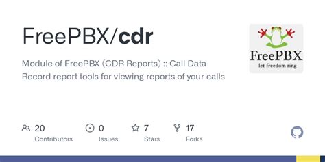 Freepbx cdr logs.  I can&rsquo;t find any way of doing it withing any o...