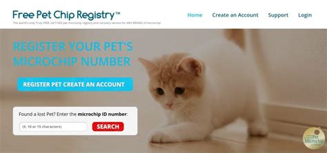 Freepetchipregistry. Peeva is universal which means we can read all brands of microchips, and with millions of pet microchips enrolled into our central registry where they are paired with their own … 