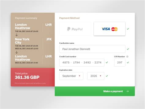 Freepsdhtml 100 Best Examples Of Checkout Template Design For 2018