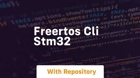 Freertos cli stm32.  The 2.  - karangandhi-projects/stm32-virtual-vehicle-ecu About A m...