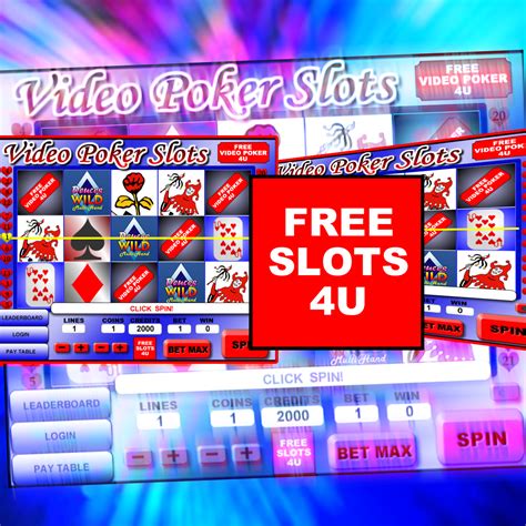 Freeslots com video poker. More than 25 FREE slots with large smoothly animated reels and realistic slot machine sounds. No Download. Play FREE and WIN CASH! 