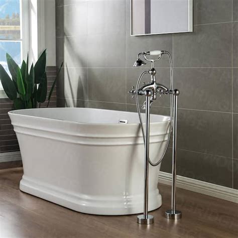 Freestanding Claw Foot Tub Hand Shower Faucet