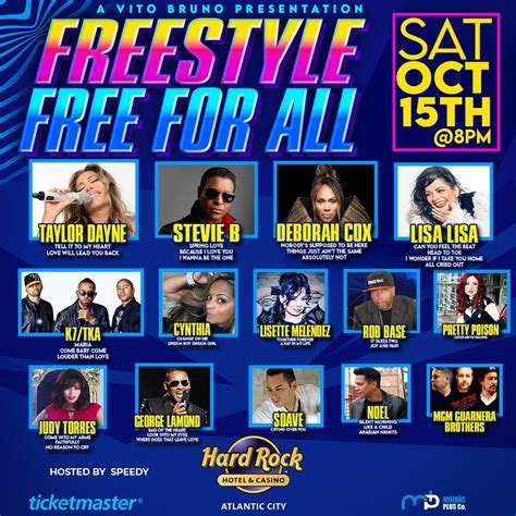 Freestyle Free For All @ Hard Rock Atlantic City NJ