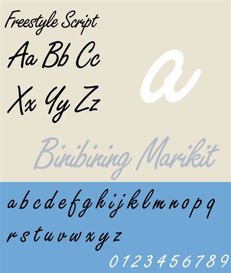 Freestyle Script Font Wiki Fandom