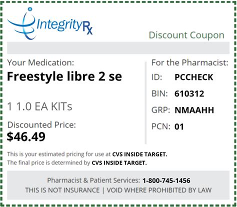 Freestyle libre manufacturer coupon. CVS Pharmacy $ 145.63 Get free savings Walmart $ 141.85 Get free savings Target (CVS) $ 145.63 Get free savings Walmart Neighborhood Market $ 141.85 