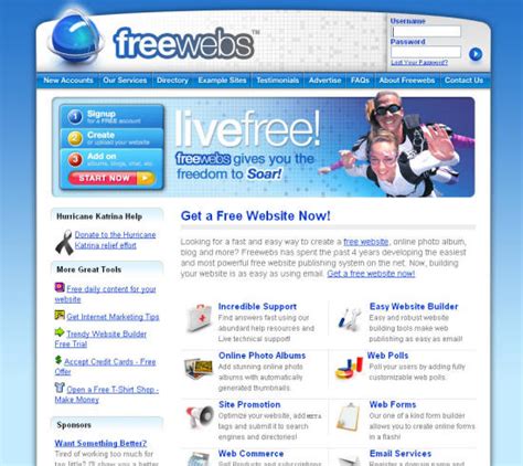 Freewebs. www.webs.com 