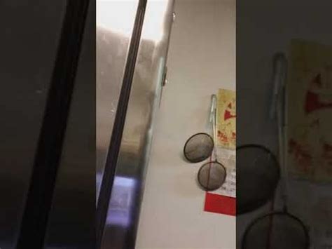 Freezer door stuck closed vapor lock will not open - YouTube