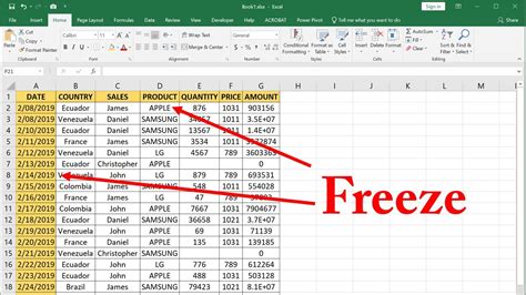 Freezing columns excel. To lock columns, select the column to the right of where you want the split to appear, To lock both rows and columns, click the cell below and to the right of where you want the split to appear. 2. On the View tab, in the … 
