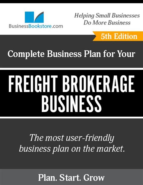 Freight Brokerage Business Plan