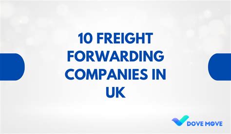 Freight forwarding companies in the UK - labor / hauling / moving