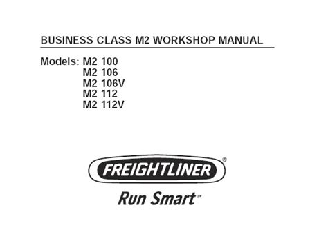 Freightliner business class m2 service workshop manual. - Cara bikin irit kijang kapsul efi.