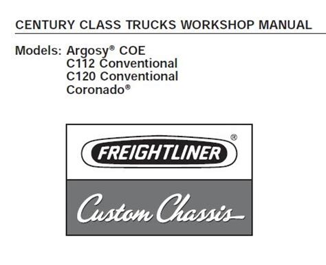 Freightliner century class trucks service repair manual download. - Manual clínico de psicofarmacología geriátrica manual clínico de psicofarmacología geriátrica.