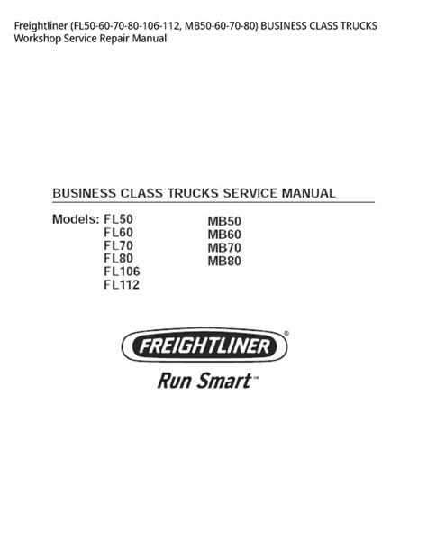 Freightliner service manual fs 65 mercedes benz. - Sony icf 7600ds workshop repair manual.