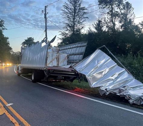 Freightliner strikes Maple Avenue bridge in Glenville