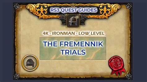 Fremennik trials rs3. This article has a quick guide. Quick guides provide a brief summary of the steps needed for completion. Olaf's Quest is a quest about the unfortunate Fremennik Olaf Hradson, whose boat has crashed, rendering him unable to find his grandfather's treasure. You must help him find it and make sure his family do not find out about his failure. 