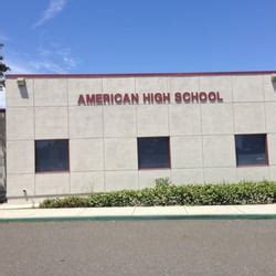 Fremont american high. American High School is one of five comprehensive 9-12 grade high schools in the Fremont Unified School District. It was constructed in 1972 as an open-spaced school attracting the … 
