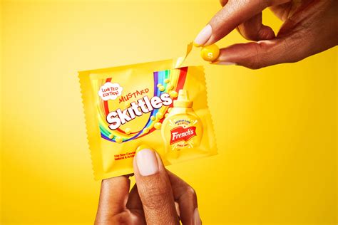 French's and Skittles team up to release mustard-flavored candy