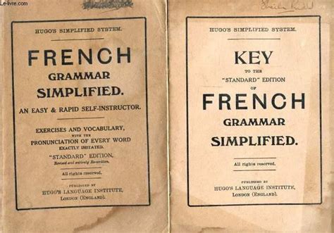 French Grammar Simplified|M.A. Lucille