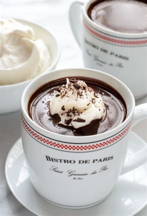 French Hot Chocolate - European Style Hot Chocolate - Well Plated …