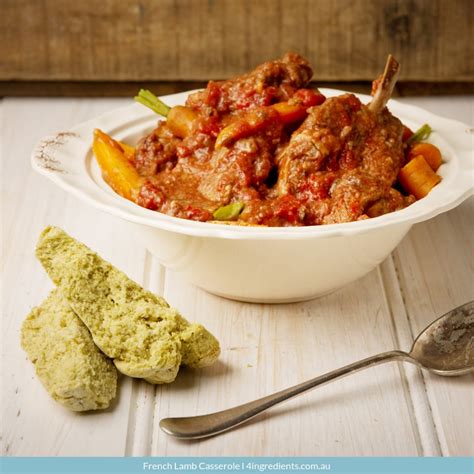 French Lamb Casserole - 4 Ingredients