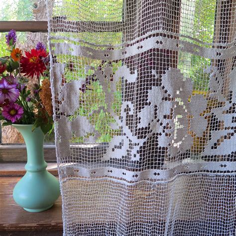 French Net Curtain - Etsy