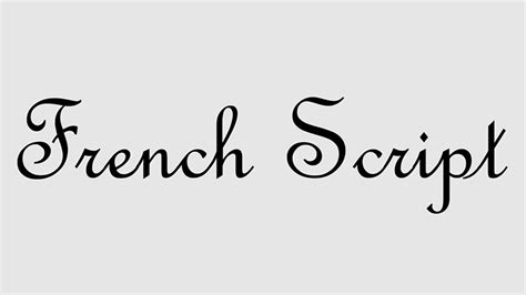 French Script Font Free Download