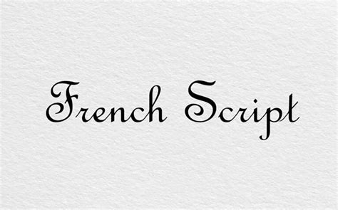 French Script Font Free Download Fonts Bee
