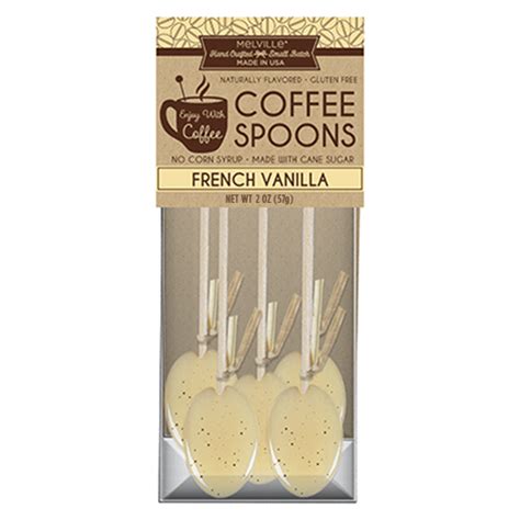 French Vanilla Coffee Spoons: 12 Pack - Melville