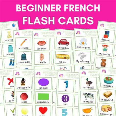 French Vocabulary Flashcards & Quizzes Brainscape