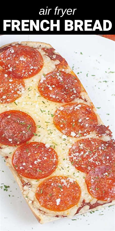 French bread pizza air fryer. Preheat your air fryer to 300F for 5 minutes for a crispier crust. Cut a loaf of fresh French bread into thirds and then cut each piece down the center to give you 6 open-face slices of french bread. In the … 