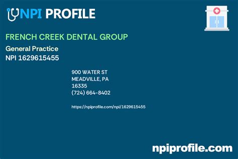 French Creek Dental Group. 900 Water Street Suite 16. Meadville PA 16335. Phone- 814-333-6000. Fax- 814-333-6001. frenchcreekdentalgroup@gmail.com. Texting Line- 814 …. 