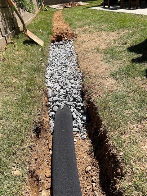 French drain installation and purpose What it does and when to use one