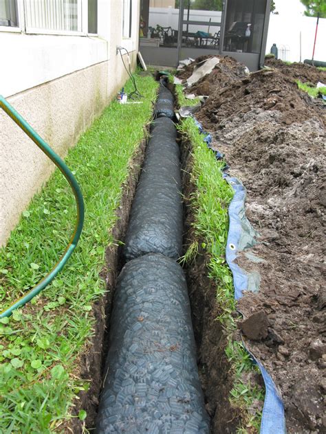French drain price. An exterior French drain should always be installed in the area that is most affected by problems such as flooding or large amounts of pooling water. Placing the trench at a low point in these areas will allow the water to be … 