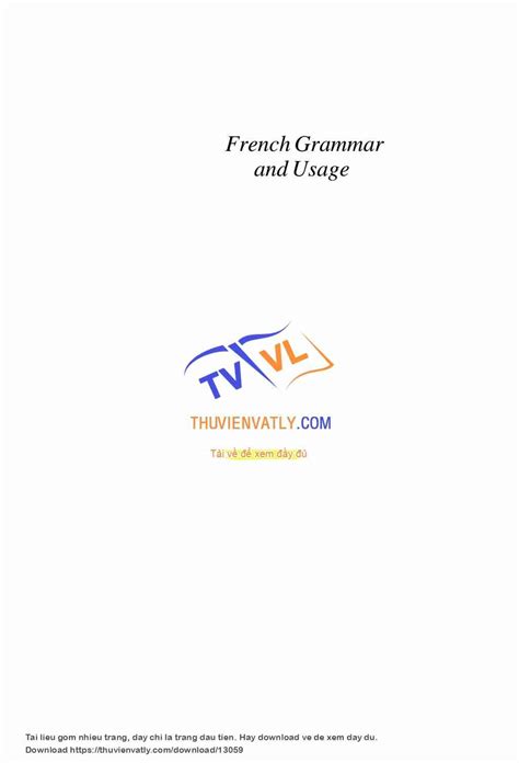 French grammar in use
