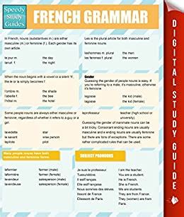 French grammar speedy study guides french edition. - How to convert auto p28 ecu to manual.