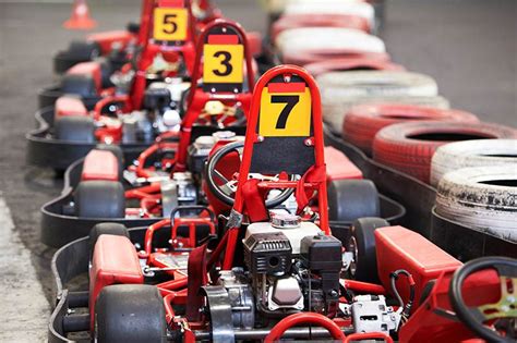 Quality Karts. Speedway Indoor Karting is proud to offer various kart styles to allow a vast group of people to participate. We feature adult karts, junior karts, a Big Foot kart, hand control kart and a two-seater that is driven by a member of our qualified staff. Learn more.. 