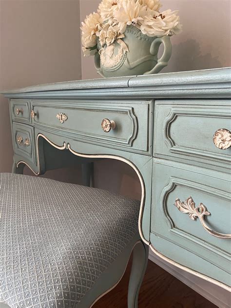 French provincial makeup vanity. French Country Palig 48'' Single Bathroom Vanity with Genuine Marble Top. by Astoria Grand. From $1,139.99 $1,339.99. ( 16) Free shipping. Sale. +4 Colors. 