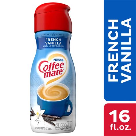 French vanilla creamer. We have researched hundreds of brands and picked the top brands of french vanilla non-dairy coffee creamers, including Nestle Coffee-mate, Happy Belly, Coffee mate, Nestle, Califia Farms. The seller of top 1 product has received honest feedback from 386 consumers with an average rating of 4.7. 