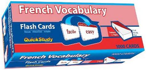 Read French Vocabulary Quickstudy Academic French Edition By Liliane Arnet