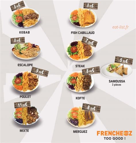 Frencheez menu. Two Frenchies Cafe Bistrot. Claimed. Review. Share. 569 reviews. #3 of 808 Restaurants in George Town $$ - $$$, French, European, Vegetarian Friendly. 36 Lebuh Bishop, George Town, Penang Island 10200 Malaysia. +60 4-261 2000 + Add website. Closed now See all hours. 