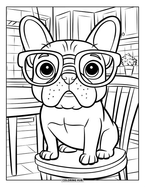 Frenchie Coloring Pages