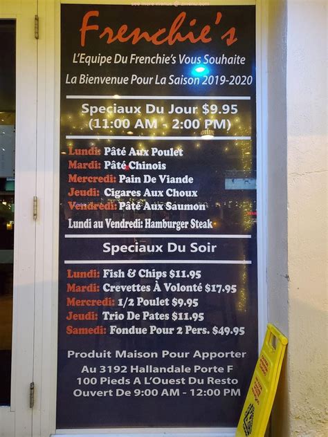 Frenchies restaurant hallandale. Latest reviews, photos and 👍🏾ratings for Alex Latin Caribbean and American Restaurant at 3153 W Hallandale Beach Blvd in Hallandale Beach - view the menu, ⏰hours, ☎️phone number, ☝address and map. 