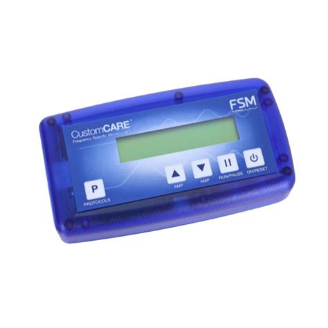 Frequency specific microcurrent customcare for home use. The CustomCARE&copy; FSM M...