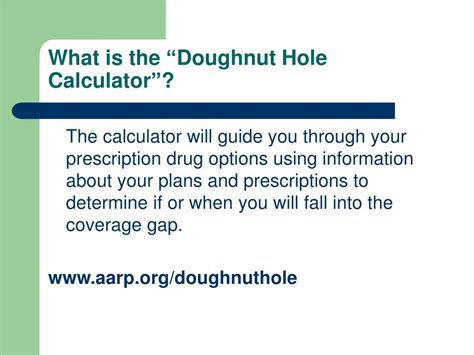 Frequently Asked Questions About Using the AARP Doughnut Hole Calculator