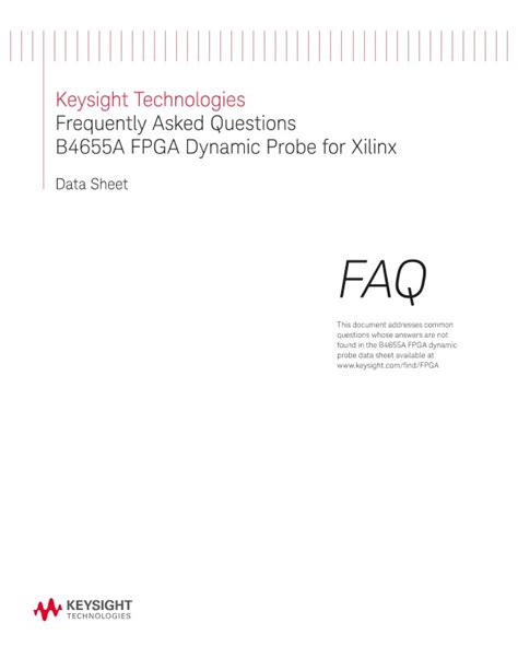 Frequently Asked Questions B4655A FPGA ynami rob o ilin