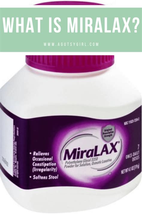 Frequently Asked Questions MiraLAX®