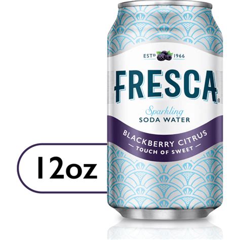 Fresca Blackberry Citrus Soda Sparkling Flavored Soda Pop Soft …