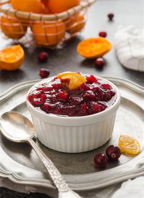 Fresh Cranberry Sauce with Orange Juice - The Kitchen Girl