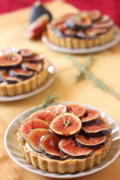 Fresh Fig Tart with Rosemary Cornmeal Crust and Lemon …