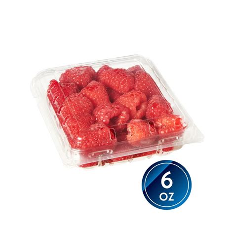 Fresh Raspberries, 6 oz - Walmart.com